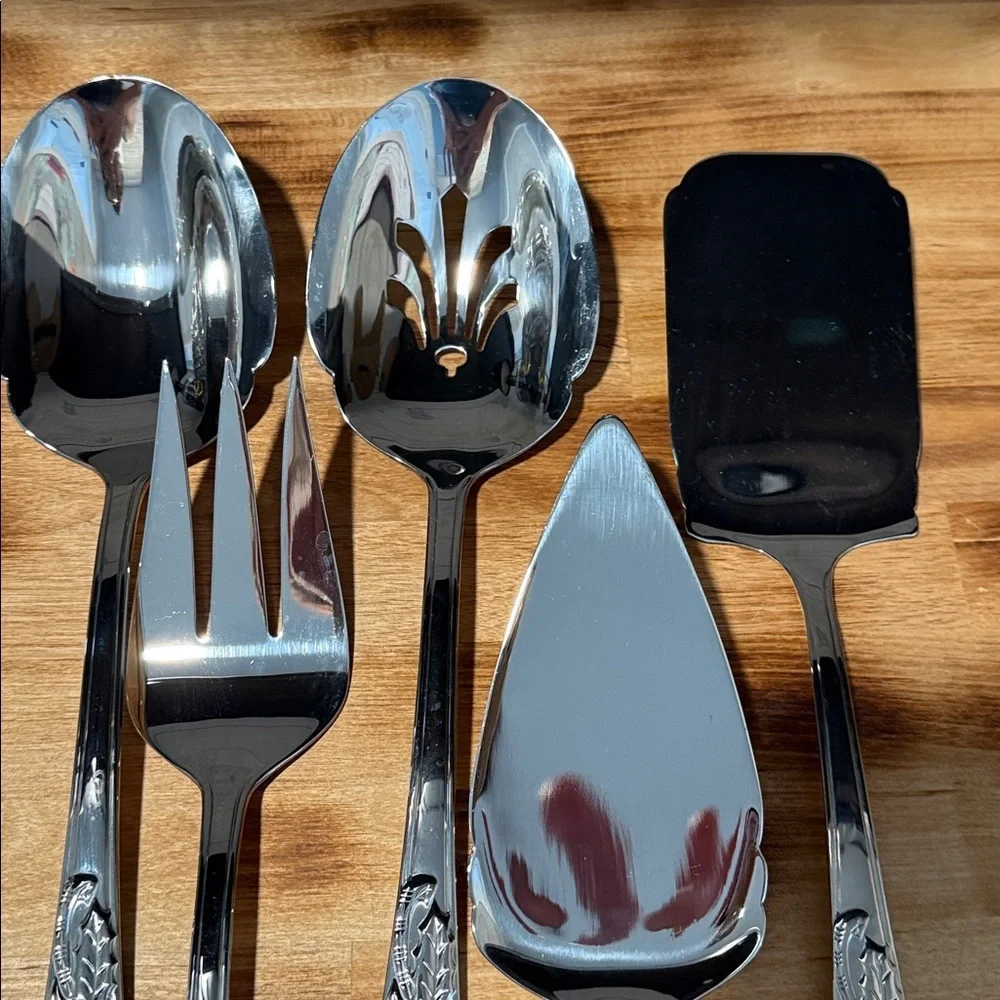 Lenox Holiday Oversized Hostess Serving Set of 5